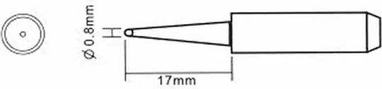 Tele Vârf de lipit YH-0.8D/TIP