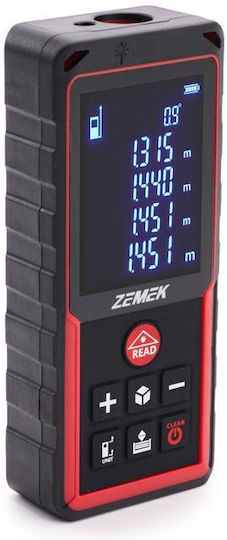 Zemek Μέτρο Laser ΖΚ-J12-100 με Εύρος Μέτρησης 0.05m-100m