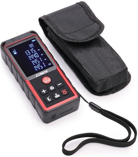 Zemek Μέτρο Laser ΖΚ-J12-60 με Εύρος Μέτρησης 0.05m-60m