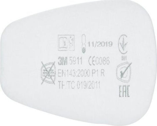 Filtru 3M 5911 EN 143 Cat 0 2 Bucăți Pereche