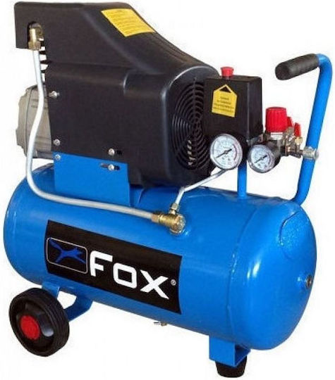 Fox Μονοφασικό Κομπρεσέρ Αέρος με Ισχύ 2hp και Αεροφυλάκιο 50lt