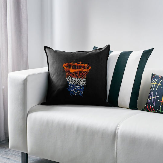 Koupakoupa Basket Net Throw Pillow