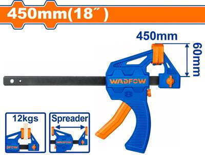 Wadfow WCP4318 Clește Automat Declanșator cu Deschidere Maximă 457.2mm