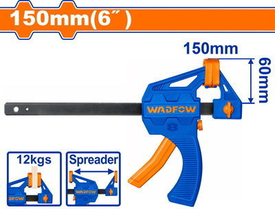 Wadfow WCP4306 Klemme Automatisch Typ "F" mit maximaler Öffnung von 152.4mm mm