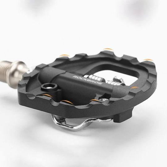 Rockbros Bicycle Pedals Flat Black