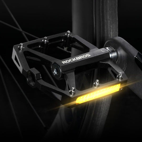 Rockbros Fahrradpedale Plattform Schwarz