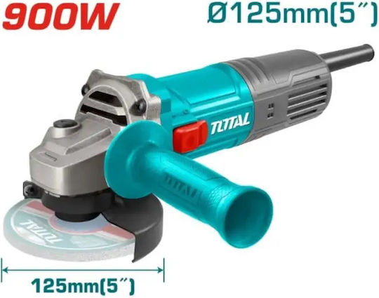 Total TG10912556E Angle Grinder 125mm Electric 900W