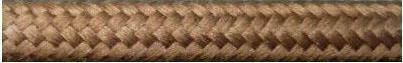 Eurolamp Fabric Cable 2x0.75mm² in Brown Color 1m 147-13305