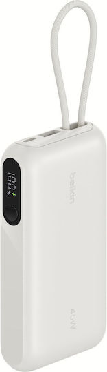 Belkin UltraCharge Power Bank 10000mAh 45W mit USB-A Ausgangsanschlüsse und USB-C Ausgangsanschlüsse Beiges
