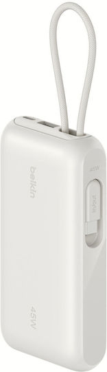 Belkin UltraCharge Power Bank 10000mAh 45W mit USB-A Ausgangsanschlüsse und USB-C Ausgangsanschlüsse Beiges