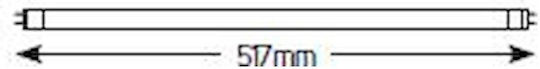 Geyer Fluorescent Lamp T5 Uv-a Bl365 13w 365nm Ht5uva13