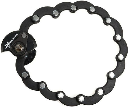 Rockbros Fahrradschloss Zusammenklappbar mit Schlüssel / mit Kombination Schwarze