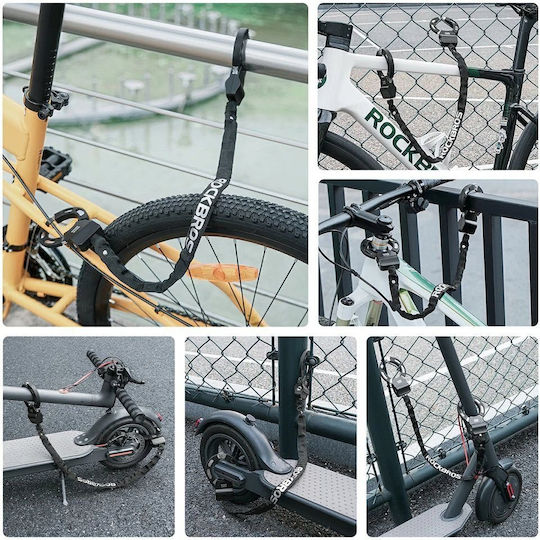 Rockbros Fahrradschloss Kabelschloss Schwarzes