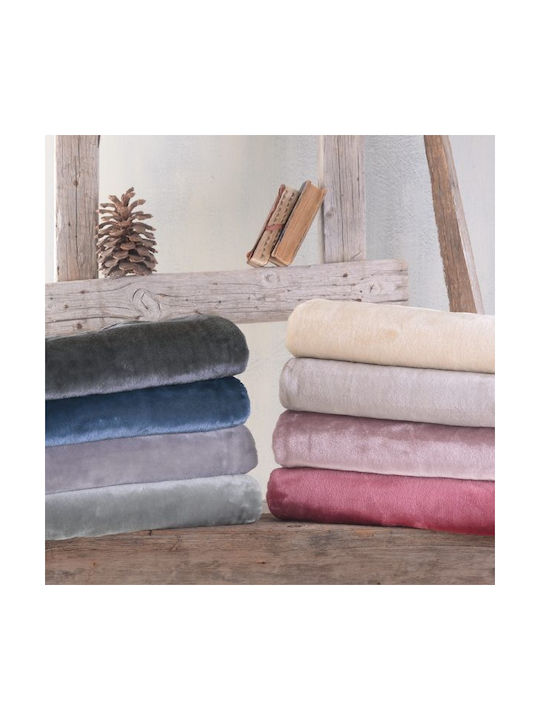 Rythmos Blanket Velvet Blue 160x220cm