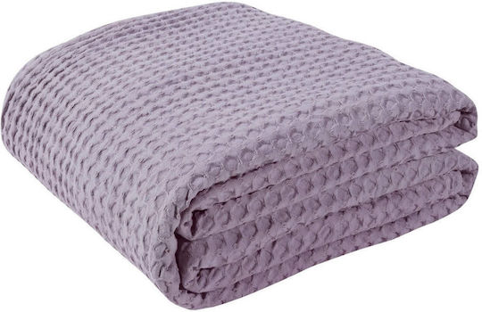 Das Home Blanket Waffle 1203 Lilac 160x220cm