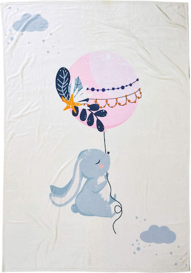 Das Home Blanket Fleece 4915 Light Blue, Mint, Pink 160x220cm