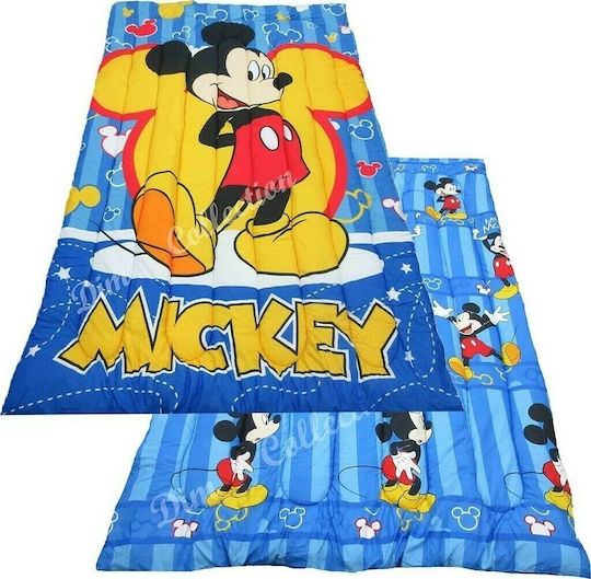 Dimcol Kids Duvet Double Sided Single Mickey 160x250cm Dimcol Kids Duvet Double Sided Single Mickey 160x250cm