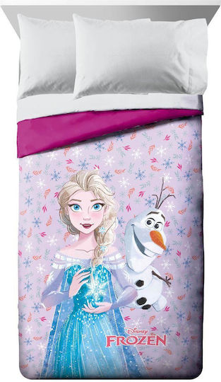 Disney Pătură pentru copii Single cu Umplutură Microfiber Frozen 45 Lilac Lilac 160x240buc