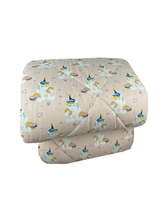 Astron Italy Pătură Pentru Copii Simplă Unicorn Donuts Roz 160x240 cm