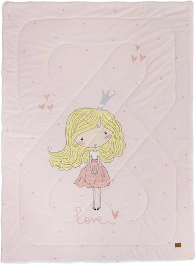 Nima Kids Duvet Cover Single Pink 160x220cm Nima Kids Duvet Cover Single Pink 160x220cm