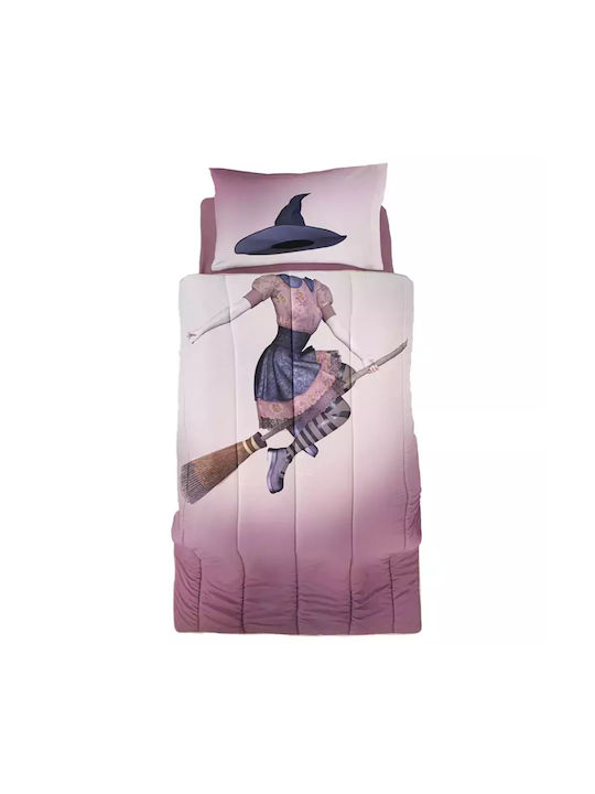 Saint Clair Spell Suede Set Kinderbettbezug Einzel mit Kissenbezug Suede Spell 160x225cm