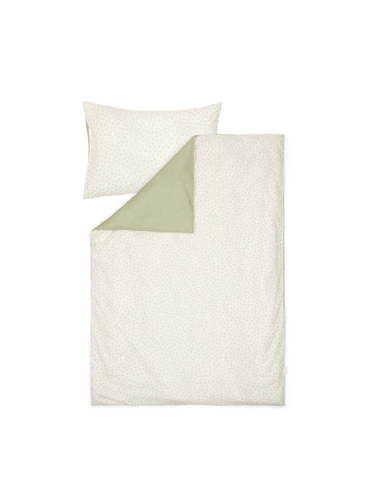 Little Dutch Blueberry Leaves Set Kids Duvet Cover Single with Pillowcase Blueberry 140x200cm