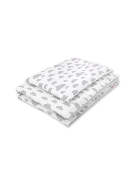 My Sweet Baby Cearceaf Pentru Copii Simplu Gri 120 cm