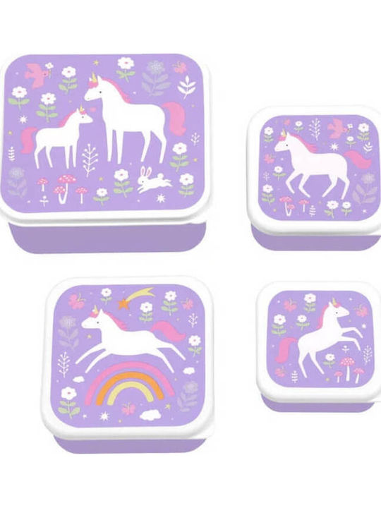 A Little Lovely Company Unicorn Dreams School Set 7lt