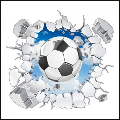 Decowalls Детска стикерна за стена Стена 3D 50x50бр