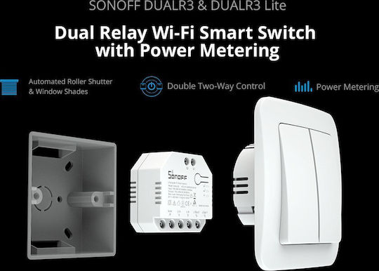 Sonoff Smart Switch 2 Channels Wi-Fi 15A