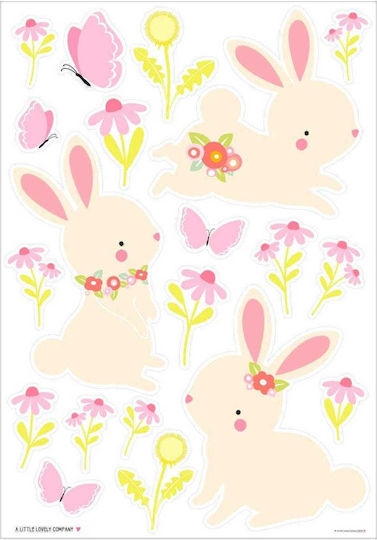 A Little Lovely Company Kids Wall Sticker Bunny