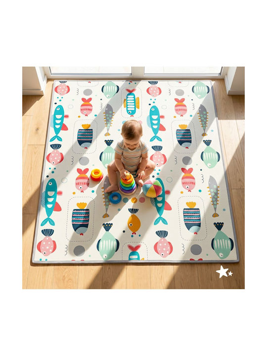 MalPlay Covor Pentru Copii Stele Multicolor 180x200cm