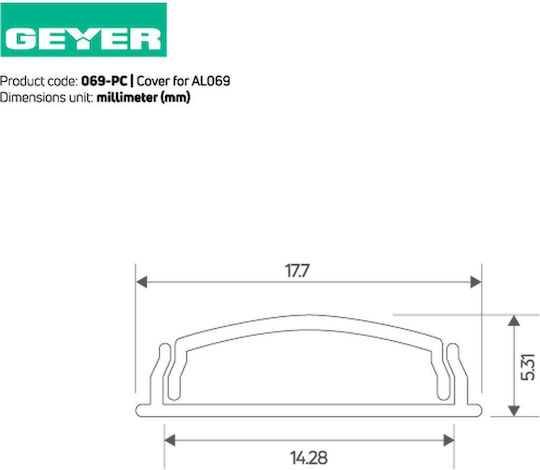 Geyer Εξάρτημα Ταινίας LED 069-PC