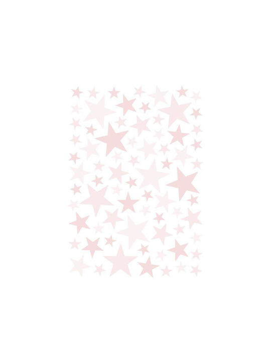 Αυτοκόλλητα Τοίχου Αστέρια Sweet Pink Lilipinso