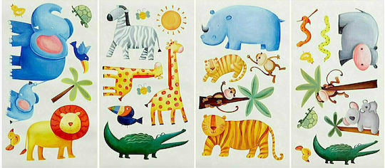 RoomMates Decor Kids Wall Sticker Jungle 29pcs