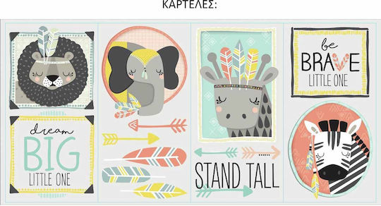 RoomMates Decor Детска стикерна за стена Стена Little Explorer Animal Gallery 14бр RoomMates Decor Детска стикерна за стена Стена Little Explorer Animal Gallery 14бр