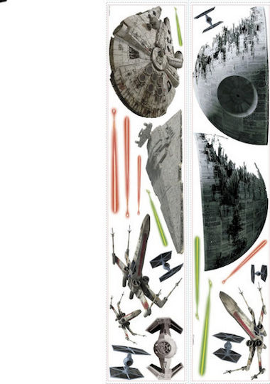 RoomMates Decor Kids Vinyl Wall Sticker Star Wars 36.83x36.58cm 21pcs