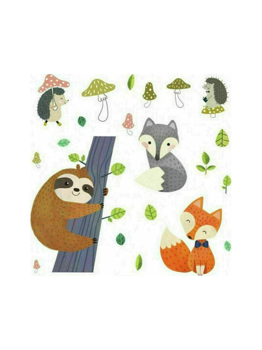 RoomMates Decor Autocolant Decorativ pentru Copii Perete Forest Friends
