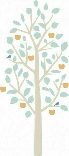 Mimi'lou Kids Wall Sticker Apple Tree Blue