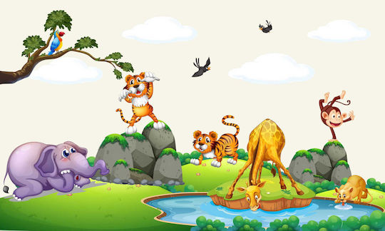 Decowalls Kids Wall Sticker 60x100cm