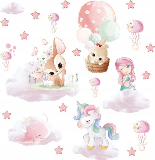 Decowalls Kinder Wandsticker Wand 100x200cm