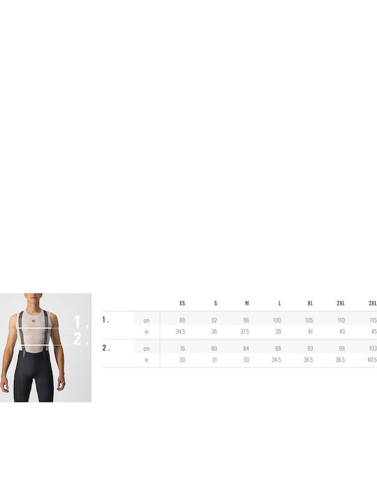 Castelli Cămașă Termică Cu Mânecă Lungă Pentru Bărbați Neagră