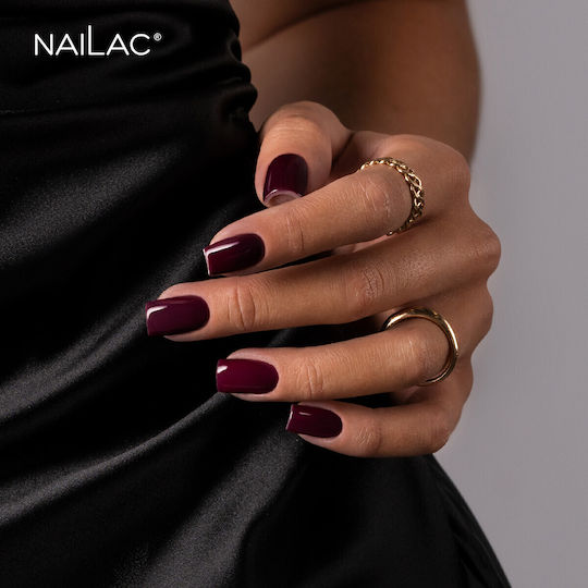 NaiLac Βερνίκι Νυχιών Μακράς Διαρκείας Quick Dry Μπορντό #469 7ml