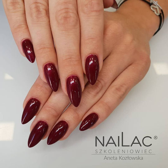 NaiLac NaiLac Lang anhaltender Schnelltrocknender Burgundischer Nagellack #053 7ml