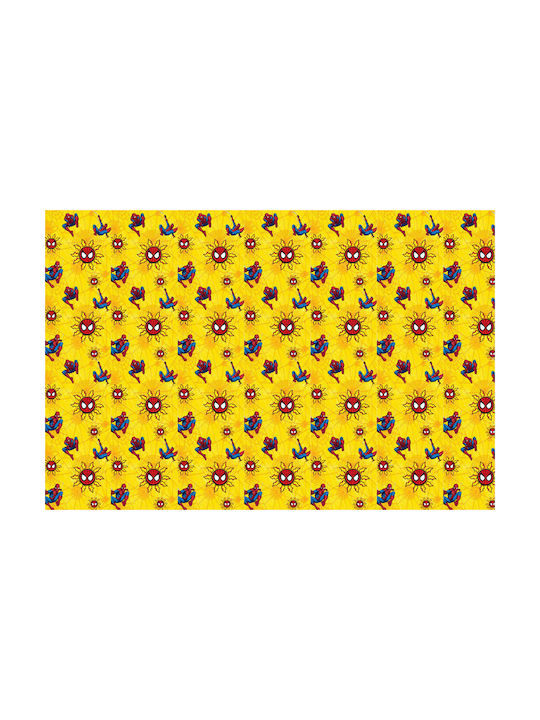 Disney Perdea pentru Copii SP002 Spiderman cu Tresă Galbenă 140x290buc