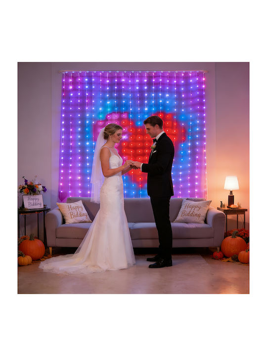 400 LED-Lichter RGB Vorhang Typ