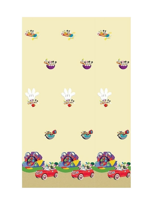 Disney Perdea pentru Copii 10145 Club House cu Tresă Bej 140x290buc