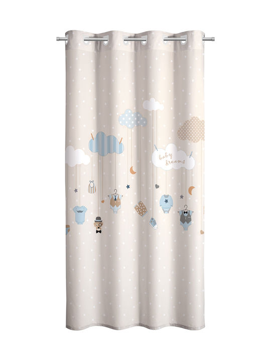 Saint Clair Perdea pentru Copii Jimmy cu Capsatoare Roz 1752030117011 160x250buc