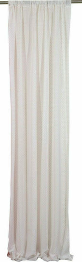 Viopros Kids Rod Pocket Curtain Confetti Pink 651475 140x270cm