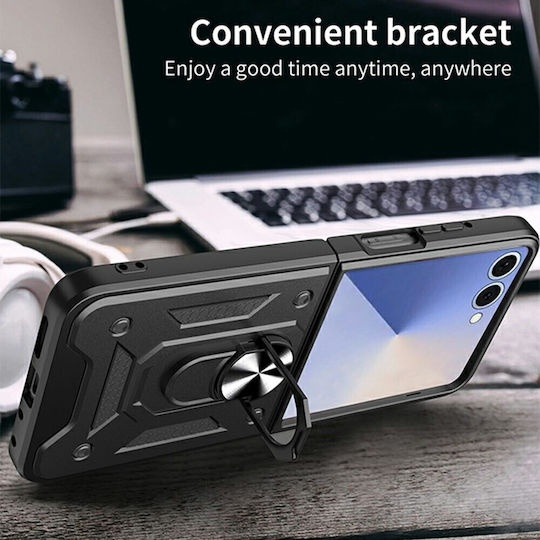 SSCase Plastic Silver Back Cover (Galaxy Z Flip8)